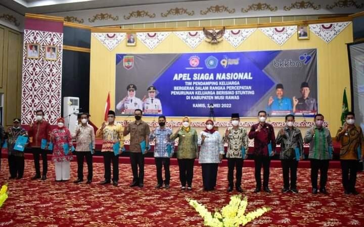 Upaya Turunkan Stunting, Bupati Musi Rawas Pimpin Apel Siaga Nasional