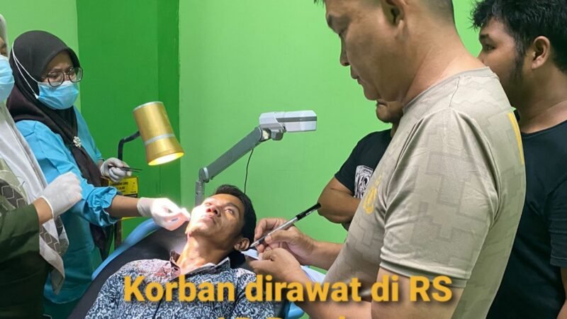 Bendahara PWI Mura Jadi Korban Begal Sadis, Bacok Pipi Kanan