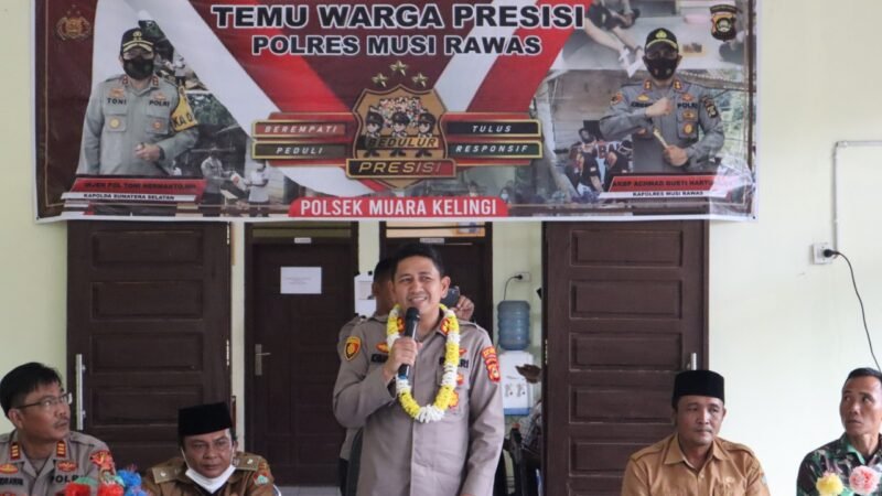 AKBP Achmad Gusti Hartono Menggalakkan “Temu Warga Persisi”