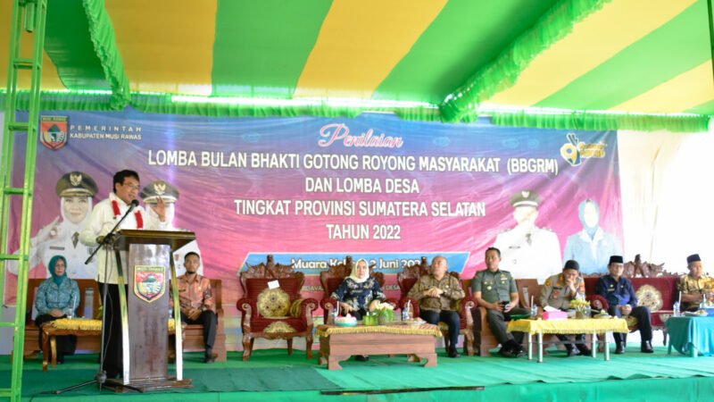 Dengan Lomba BBGRM, Bupati Berharap Ada Semangat Baru Bangun Desa