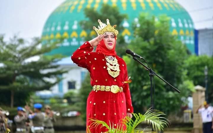 Bupati Ratna Machmud Pimpin Upacara Hari Sumpah Pemuda Kabupaten Musi Rawas