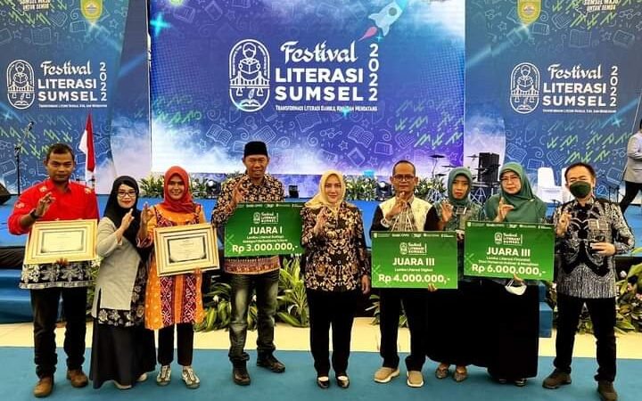 Festival Literasi Sumsel, Musi Rawas Raih Prestasi Juara 3 Stan