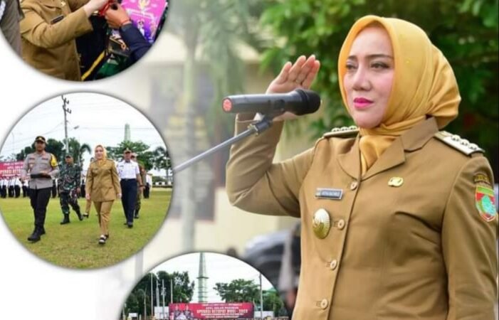 Apel Operasi Ketupat Musi 2023, Bupati dan Kapolres Periksa Pasukan Pengamanan