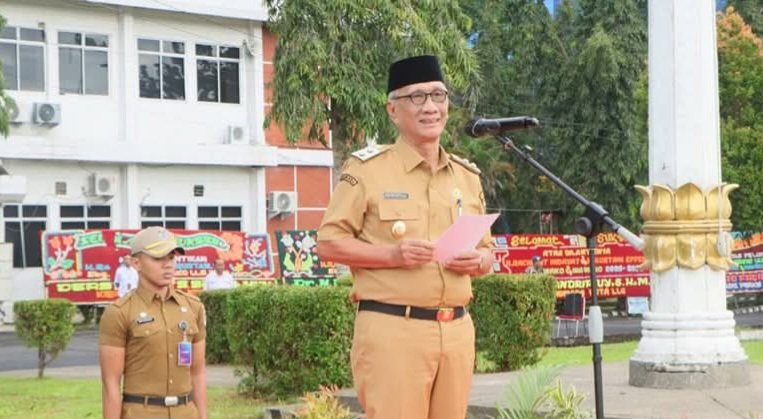 Apel Senin Pagi, Wawako Lubuk Linggau Imbau Semua Pihak Bersatu Bangun Daerah Semakin Maju